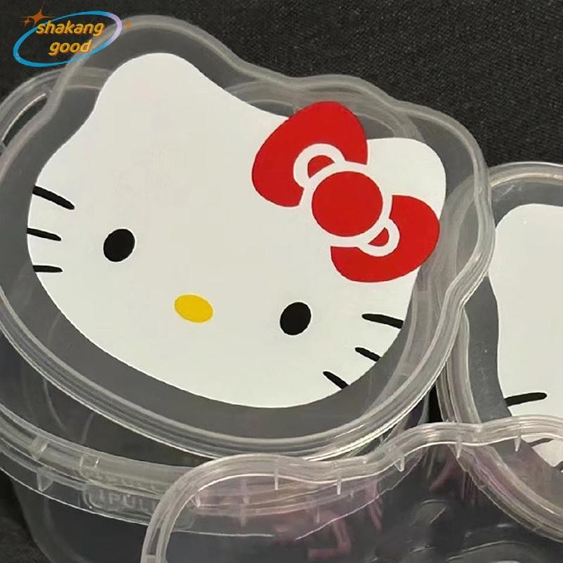 SKTH โปร่งใสส้อมผลไม้กล่องเก็บพลาสติกกรณีปรับคอนเทนเนอร์สําหรับเด็กส้อมผลไม้ Organizer กล่องแสดง SKK - รูปที่ 6