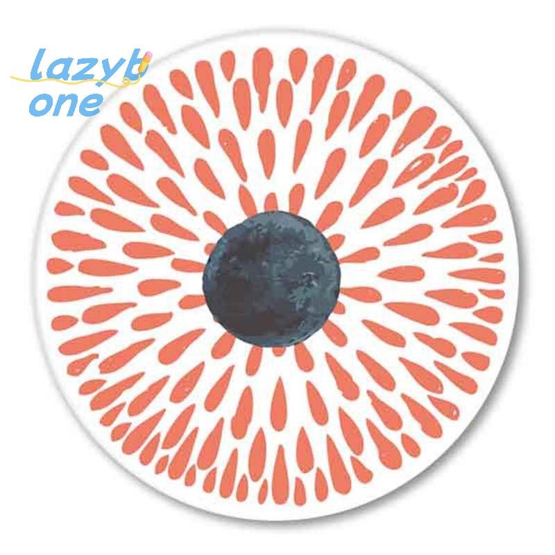 LZ-t] 6 ชิ้น/เซ็ต Coasters ทนความร้อนลื่นเครื่องดื่ม Cafe ตกแต่ง 2D FLat Coasters Anti-scalding แผ่น