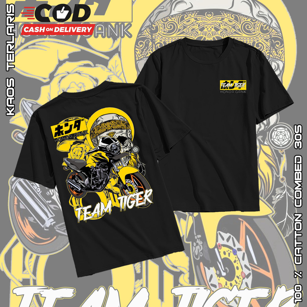 Honda fashion 2025 Tiger T shirt / Rider Motor Bike T-shirt / T-shirt Motor / Limited Edition