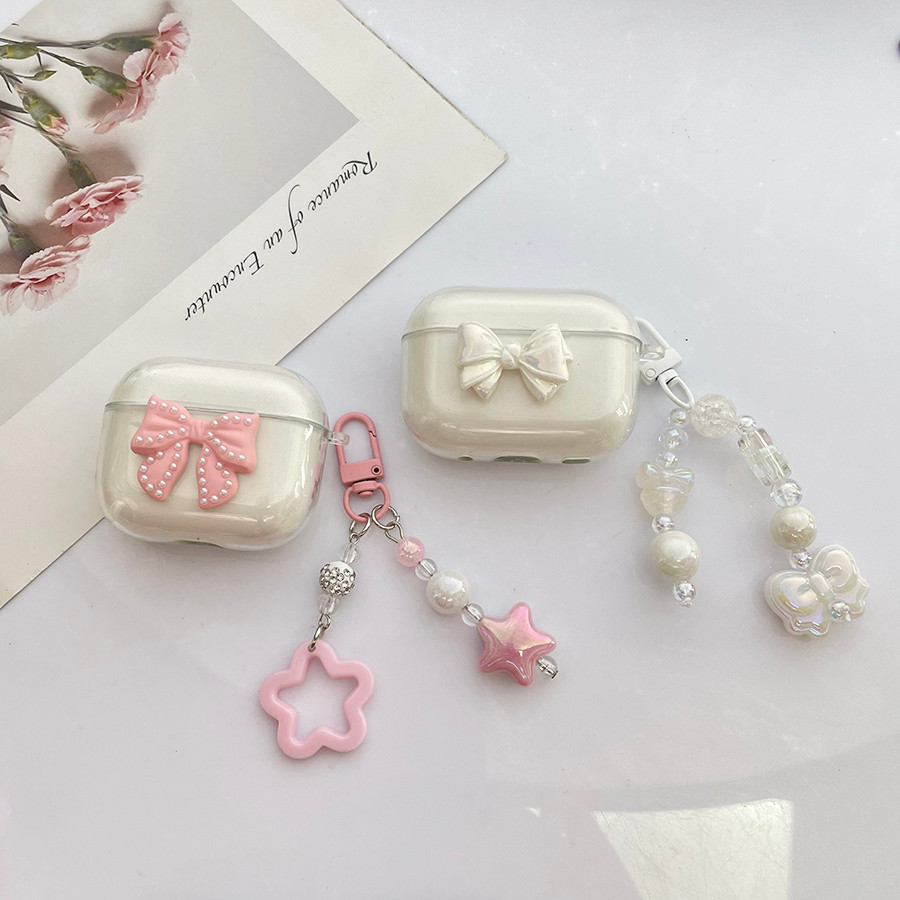 เคสหูฟังแบบใสสําหรับ Honor Choice Earbuds X7 Lite / Earbuds X7i ปลอกซิลิโคนพร้อมปกอ่อน keychian