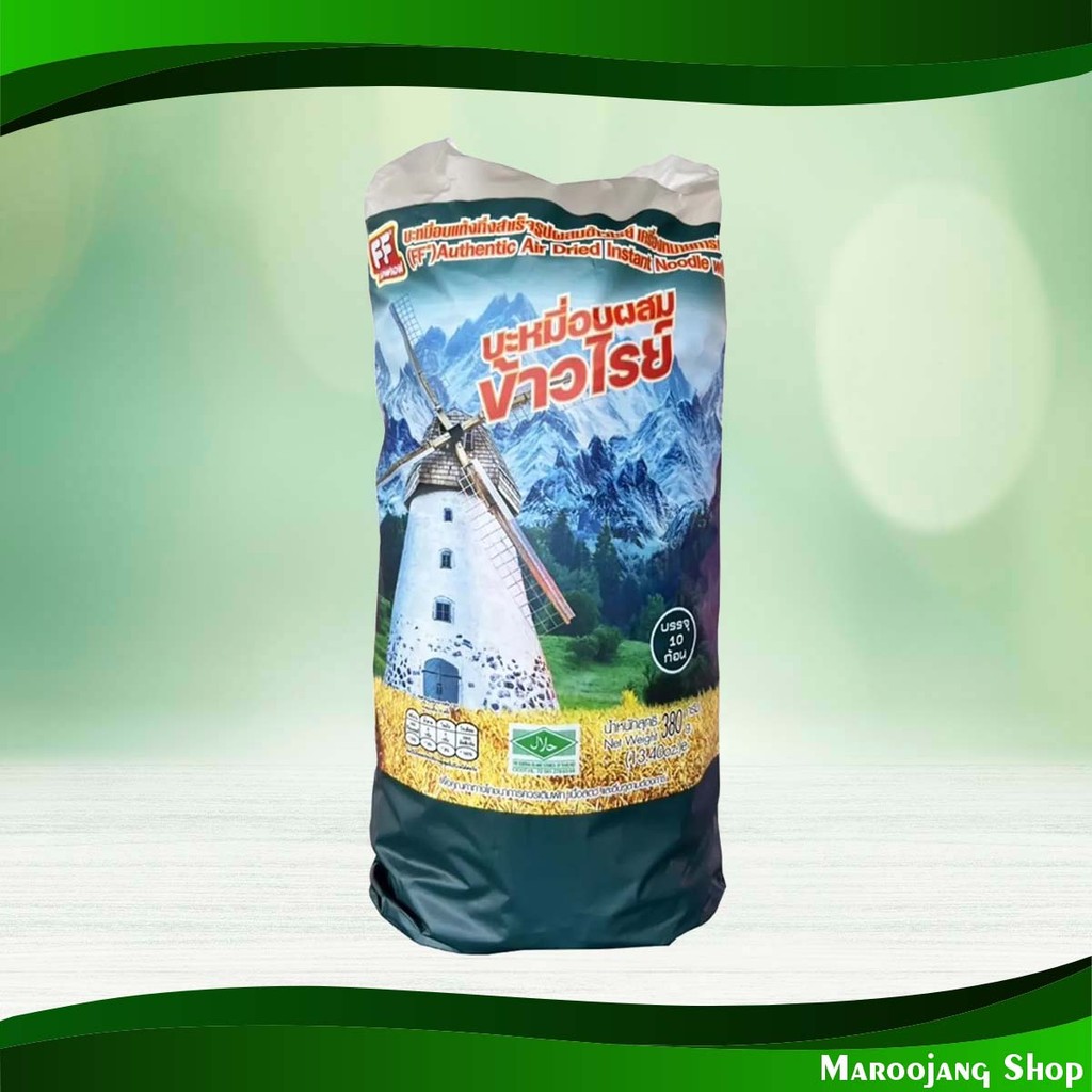 บะหมี่อบผสมข้าวไรย์ เอฟเอฟ 380 กรัม Baked Noodles Mixed With Rye FF