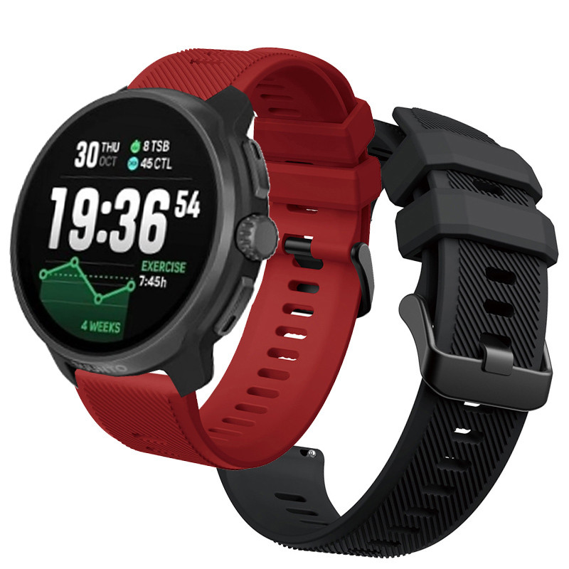 Suunto Race 2 S สายซิลิโคนสําหรับ Suunto Race2 สมาร์ทวอท์ชป้องกันหน้าจอฟิล์มสายรัดข้อมือผู้ชายผู้หญิ