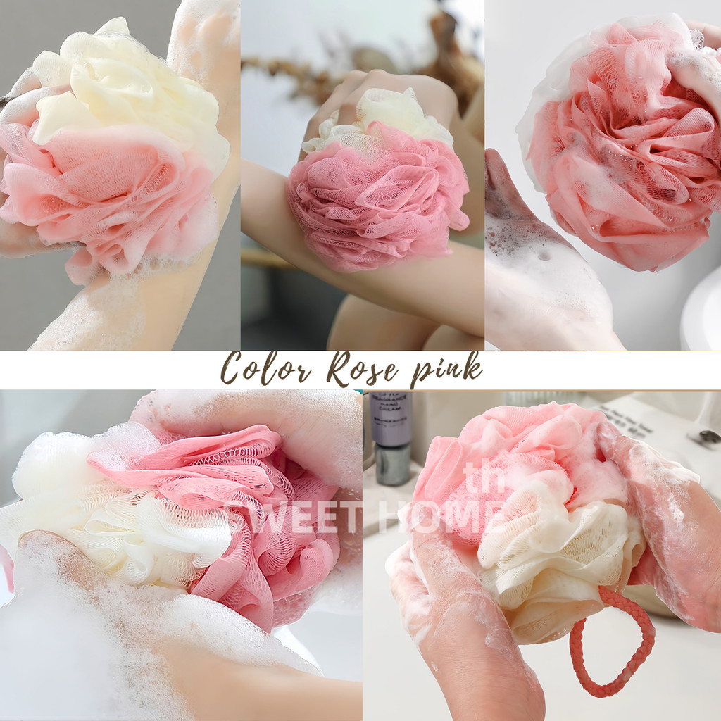 ใยขัดผิว(รุ่นหนานุ่ม) ใยอาบน้ำ ใยขัดตัว  ใยบวบ สครับขัดผิว ใยฟองน้ำขัดตัว ใยฟองน้ำอาบน้ำ ที่ขัดตัว อุปกรณ์อาบน้ำ สบู่ - รูปที่ 5