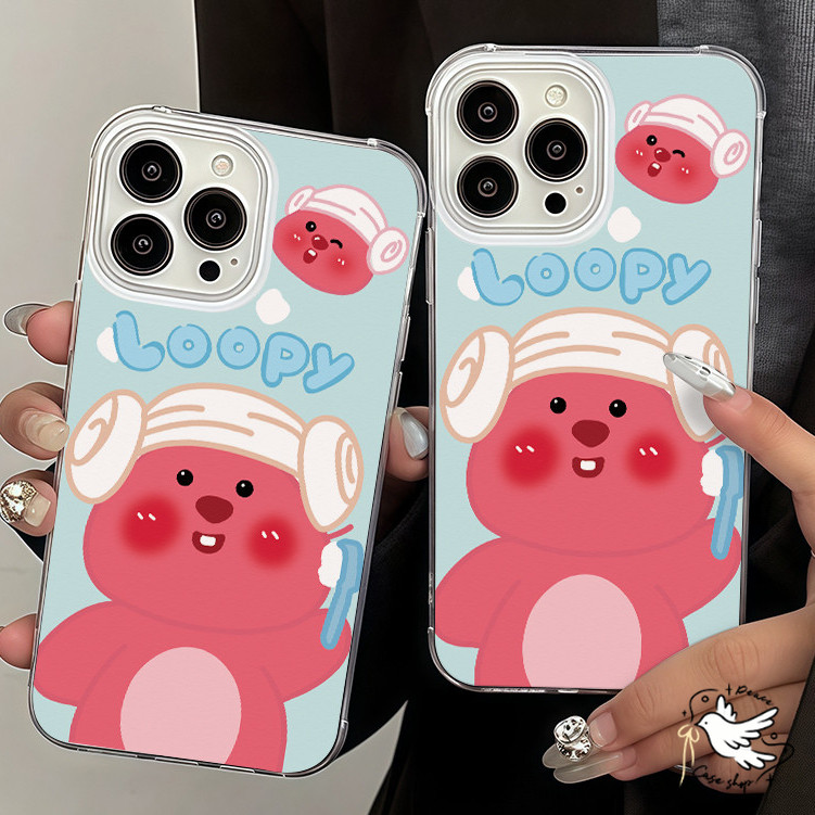 COD-ในไทย💥หมูตัวน้อยอาบน้ำ TPU เคส For iPhone 11 15 16 14 13 12 Pro Max X XS XR 13 Pro 16 Plus กันกร