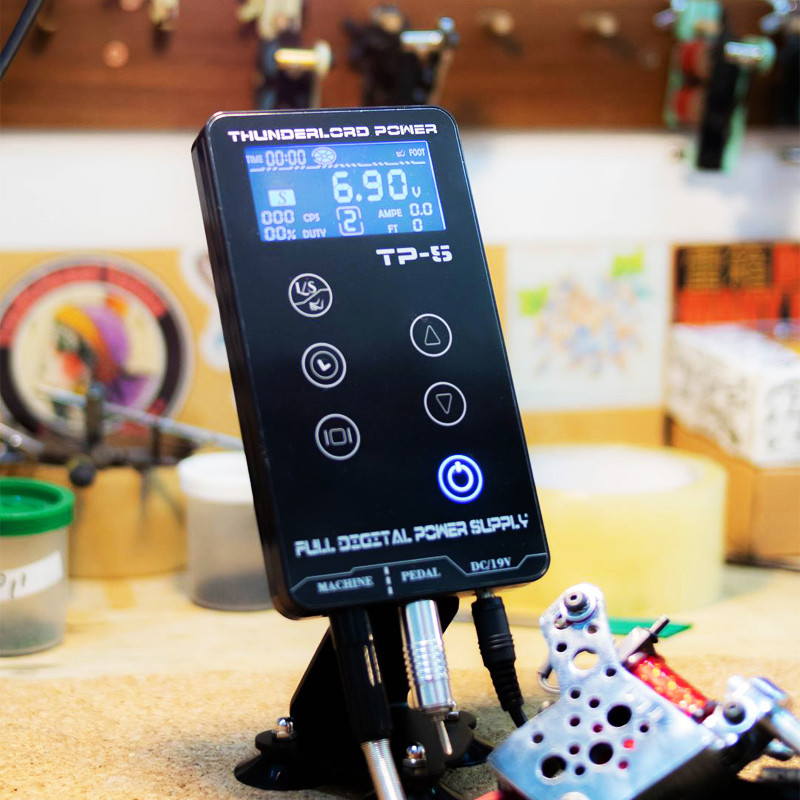 Original TP-5 หน้าจอสัมผัส Thor Tattoo Machine Power Stabilizer Transformer Motor Machine Coil Machi