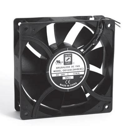 OD1238-24HBXC [พัดลม DC 120x38 24VDC Ball LW 200cfm 61dB]