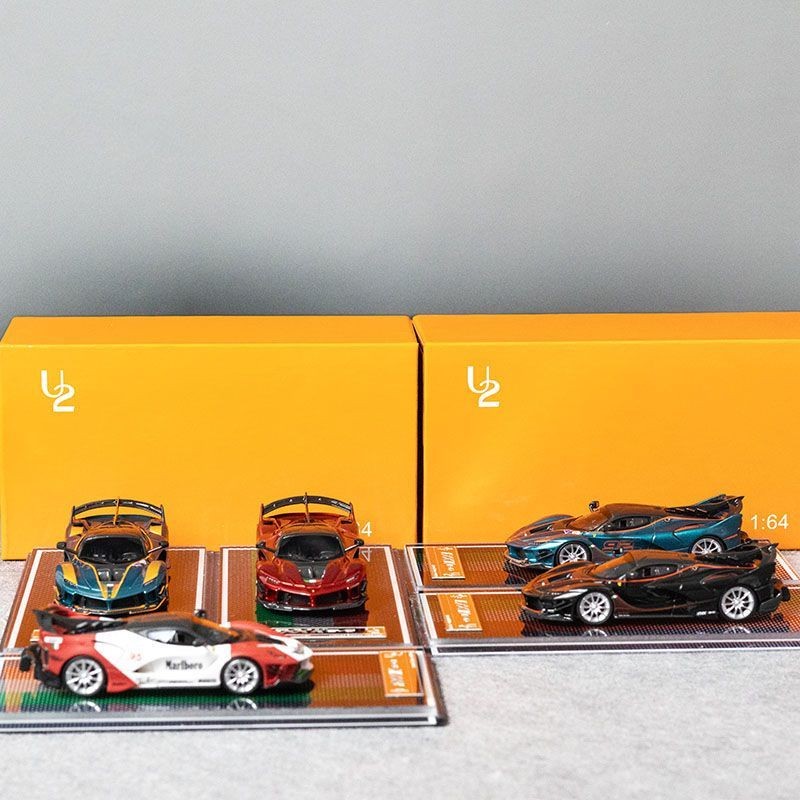 U2 1: 64 Ferrari Leap Horse FXX-K EVO Supercar Limited โมเดลรถเรซิ่น