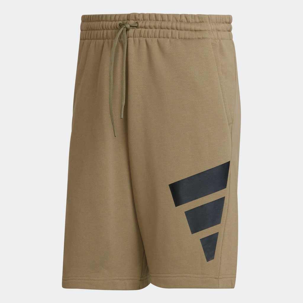 adidas ไลฟ์สไตล์ กางเกงขาสั้นพิมพ์ลาย adidas Sportswear Future Icons Logo ผู้ชาย สีเขียว H39803