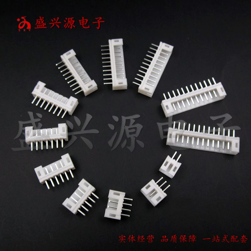 PH2.0 ตรง Pin Socket Pitch 2.0MM Connector 2P/3/4/5/6/7/8/9--13P