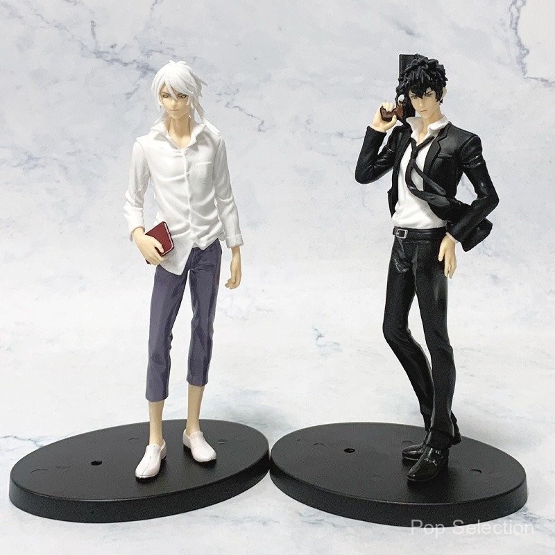 18 ซม.Psycho-Pass อะนิเมะรูป Kogami Shinya Makishima Shogo ตําแหน่งยืน PVC Action Figures คอลเลกชันตกแต่งตุ๊กตาของเล่น