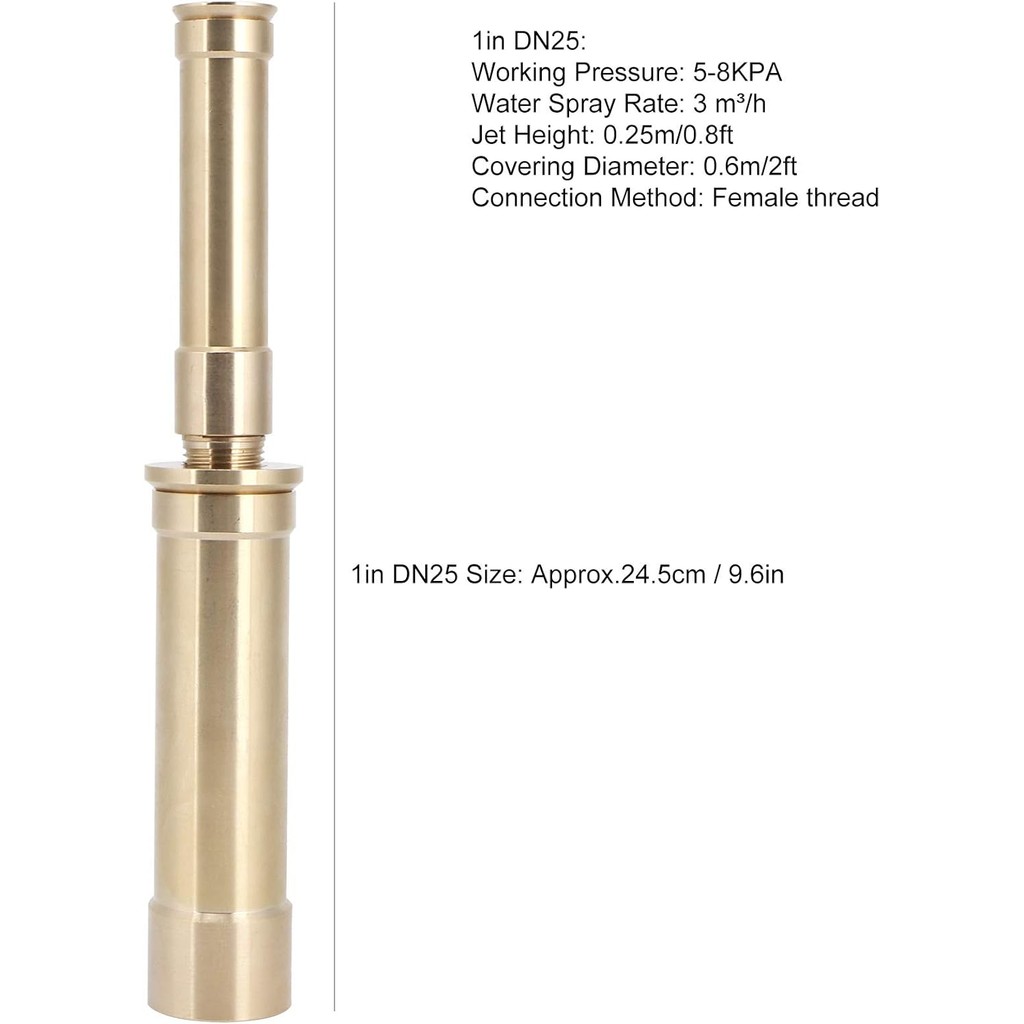 หัวฉีดน้ําพุสองชั้นหัวฉีดทองเหลืองคอลัมน์น้ําพุหัวฉีดสปริงเกลอร์หัวสเปรย์สระว่ายน้ําบ่อสเปรย์น้ําพุห