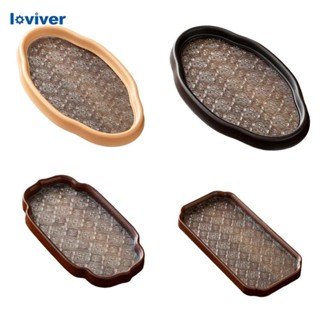 [Loviver] Begonia ดอกไม้ถาดแก้วถ้วยชา Candy เครื่องประดับถาด…