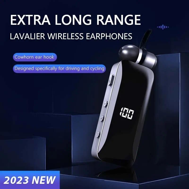 F906 Talk Time 40 ชั่วโมงชุดหูฟังบลูทูธ BT5.3 Call Remind Vibration Sport Clip Driver Auriculares หู