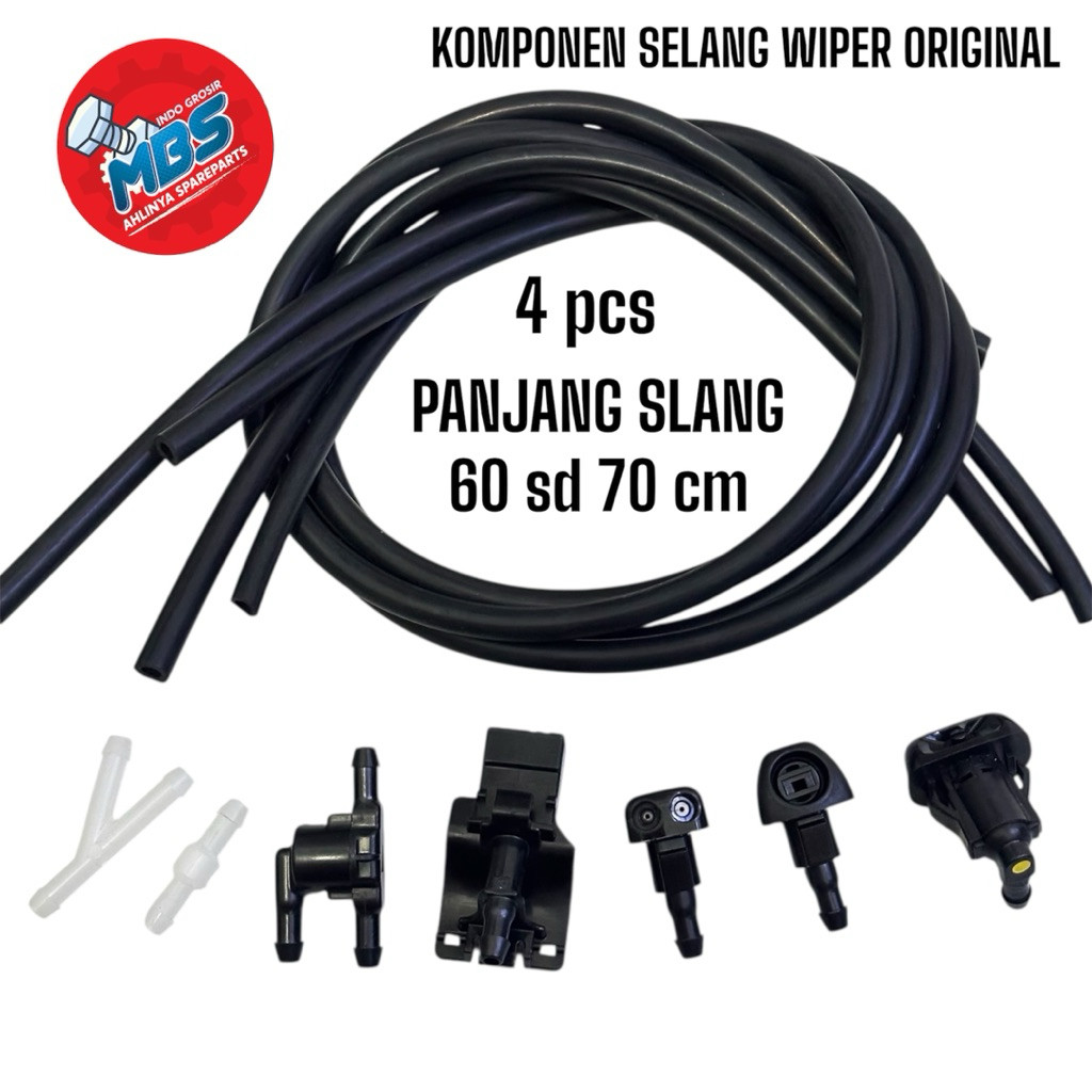 AP การเชื่อมต่อท่อตรง TY Universal Car Wiper Hose Connector หัวฉีดรู 1 รู 2 เดิม