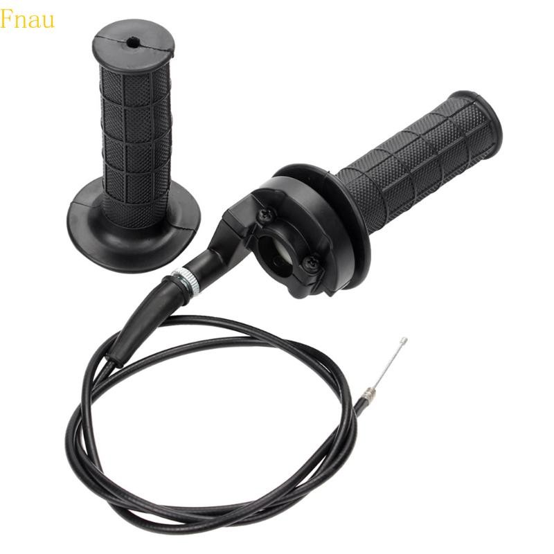 Fnau Accelerator Handle Grips และสําหรับ 50cc 110cc 125cc 150cc 250cc Dirt Bike Pit Bike คันเร่งสาย 