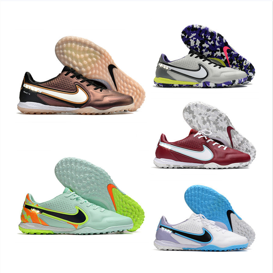 Chuanqi 9 Pro-TF Times Top Spikes Cushioning Human Grass Football Boots Chuanqi Nineth Generation Sp