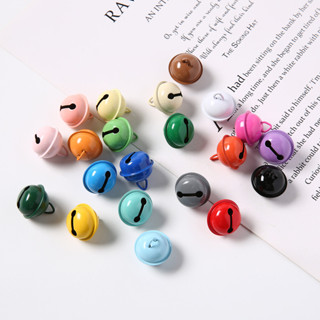 22 มม.น่ารัก Bell พวงกุญแจลูกปัดที่มีสีสันแหวนจี้สําหรับกุญแ…