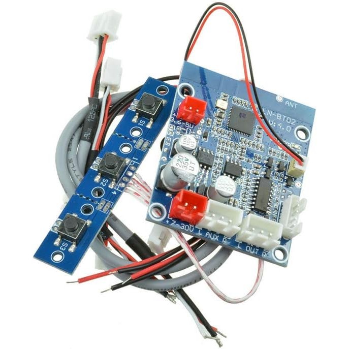 Comimark 1 ชิ้นบลูทูธ 4.0 บอร์ดรับสัญญาณเสียงโมดูลเสียงสเตอริโอสําหรับโทรศัพท์รถยนต์ LN-BT02