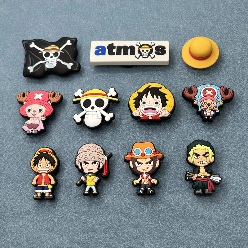 เสน่ห์รองเท้า ONE PIECE อุปกรณ์เสริมรองเท้าใหม่ DIY รองเท้า Charms คุณภาพสูง