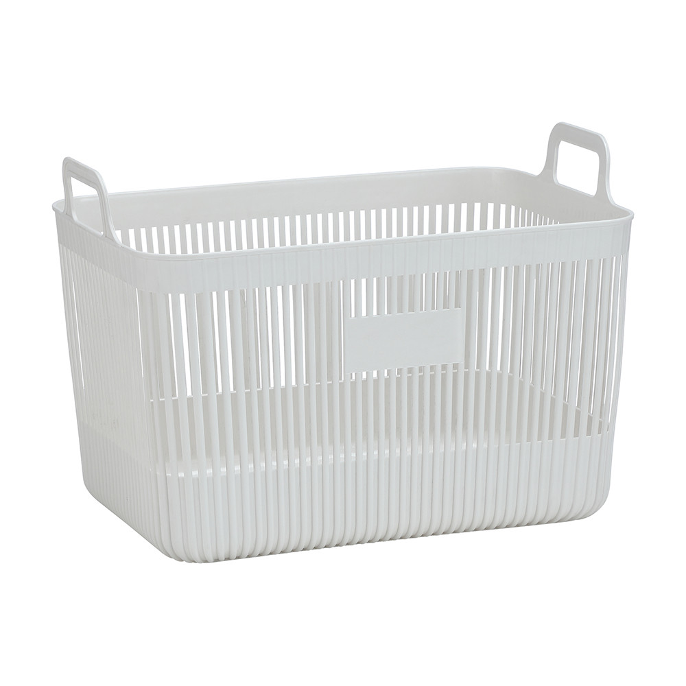 INDEX LIVING MALL ตะกร้าอเนกประสงค์ รุ่นดาวิน่า ขนาด 16.75 ลิตร - สีขาว