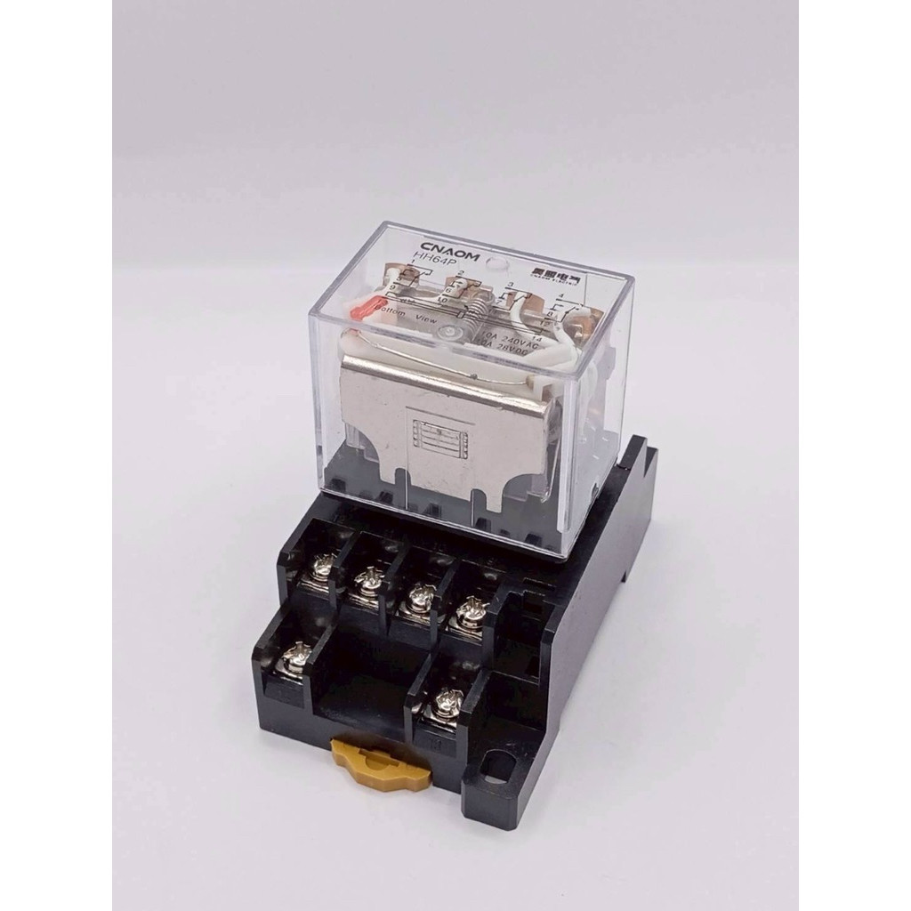 แท้คุณภาพ Relay รีเลย์  Ly4 LY4N  LY4. 110VAC ใส่ รีเลย์ Ly4 10a ของใหม่ พร้อมส่ง