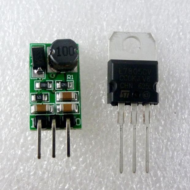Mini 1A Buck Conversion โมดูล 5-40V ถึง 3 V/3.3 V/3.7 V/5 V/6 V/7.5 V/9 V/12 V