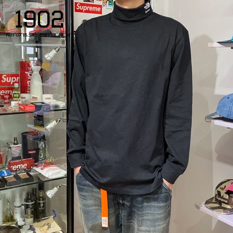 เสื้อคอเต่าแขนยาว Lapel Tee สไตล์ Supreme พร้อมการออกแบบจาก TNF RTG แบบแฟชั่น