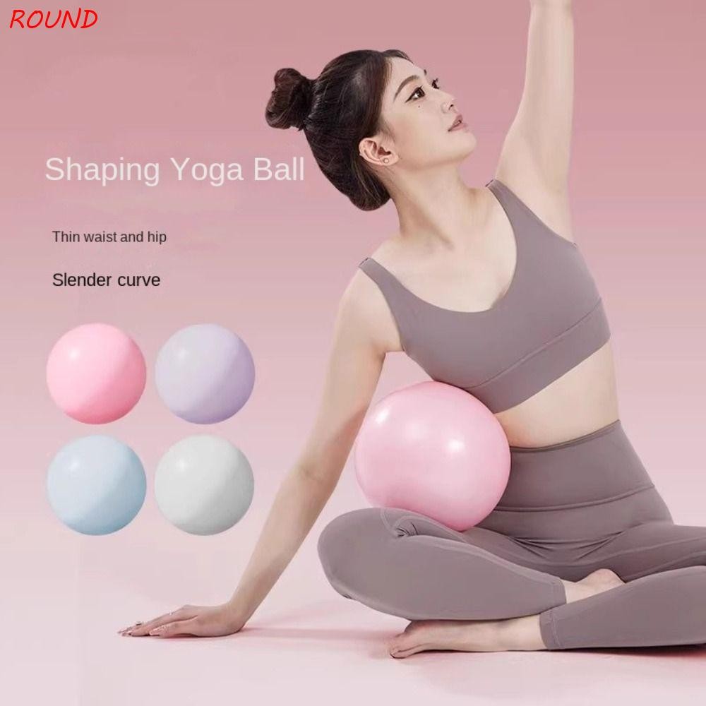 ROUND Pilates Ball, PVC Mini การออกกําลังกายโยคะ, การออกกําลังกายป้องกันการระเบิด Anti Burst หนา 25 