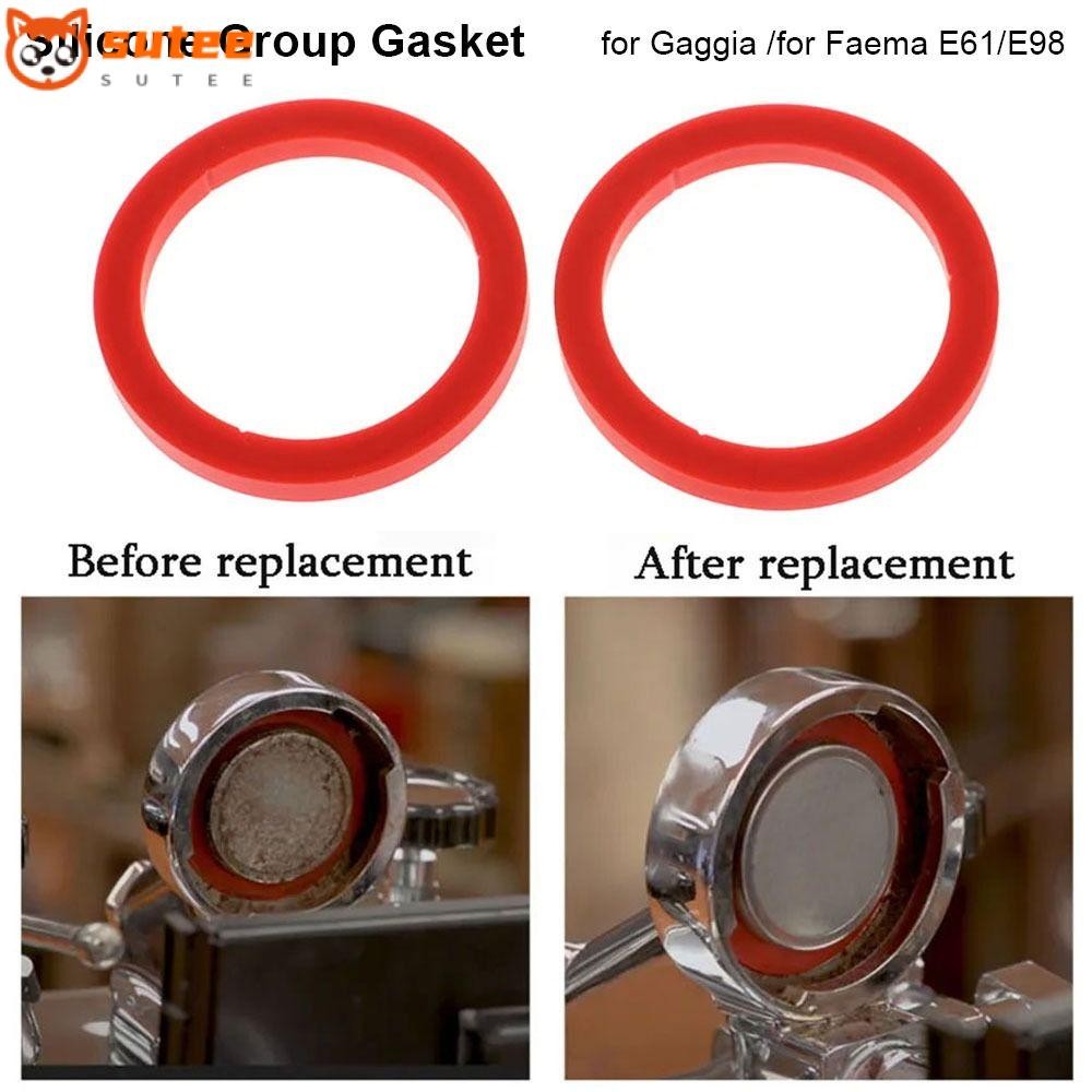 SUTEE 1 ชิ้นซิลิโคนกลุ่มปะเก็น, 8.0 มม.E61 Group Head Seal Kit, Leakproof O-Ring ปะเก็น Coffeeware