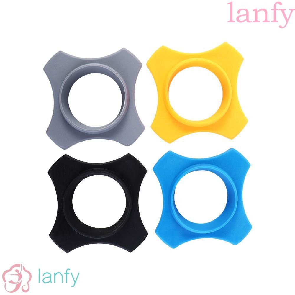 LANFY ขาตั้งไมโครโฟน Anti-fall Shakeproof DJ อุปกรณ์ซิลิโคนไมโครโฟนอุปกรณ์เสริมไมโครโฟนแขนไมโครโฟนแหวนซิลิโคน