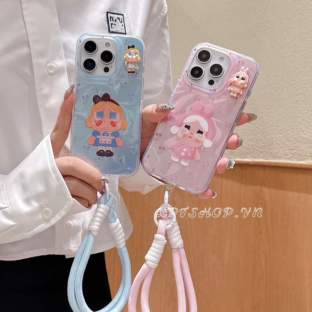 เด็กร้องไห้ + ลานเฝ้าระลอกอะคริลิกรณีโทรศัพท์สําหรับ ไอโฟน 17โปรแม็กซ์ 16 15 14 13 12 11กันกระแทกป้องกันปลอก