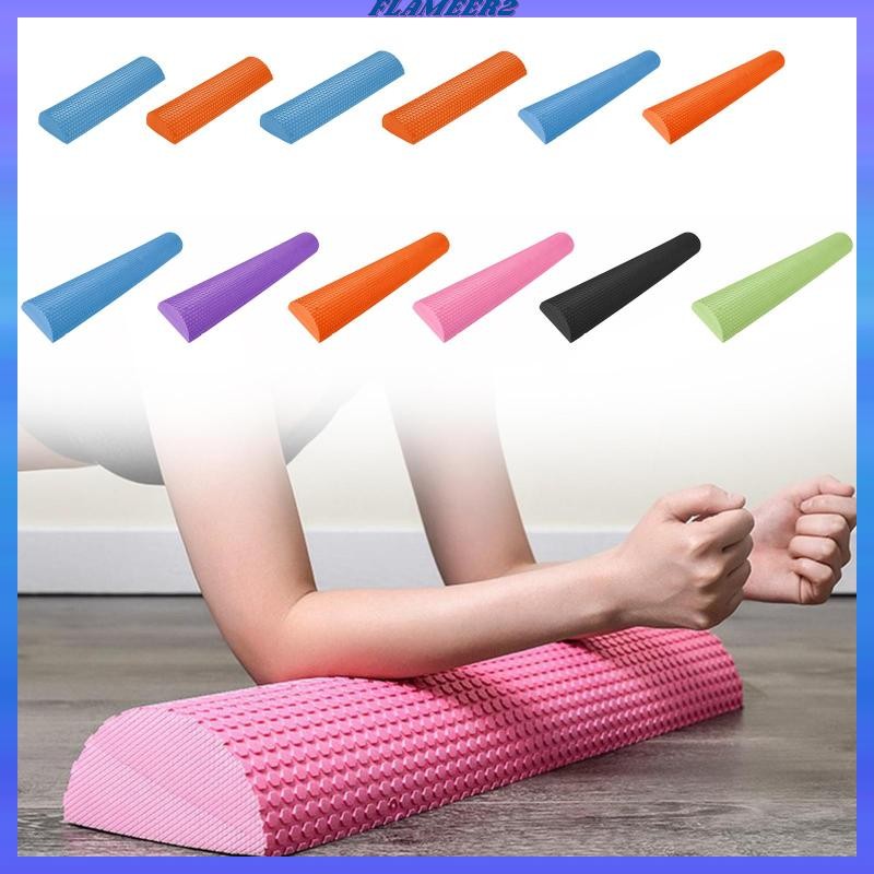 [Flameer2] Eva Half Foam Roller Foam Half Roller Massage, Light Half Brunder Foam Roller Foam Half R