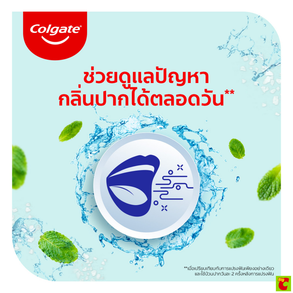 คอลเกตพลัส น้ำยาบ้วนปาก กลิ่นเกลือ สมุนไพร 750 มล. แพ็ค 2 - รูปที่ 5