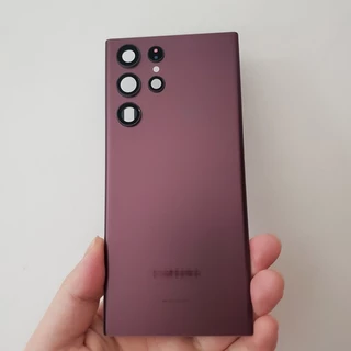 ฝาครอบแบตเตอรี่ด้านหลัง พร้อมเลนส์กล้อง และโลโก้ แบบเปลี่ยน สําหรับ SAMSUNG Galaxy S22 Ultra 5G 6.8 นิ้ว bee