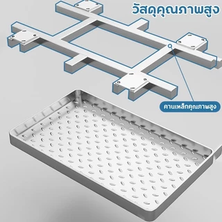 【จัดส่งฟรี】รถเข็นของ รับน้ำหนัก 2800 kg 4ล้อ ล้อหมุนได้360องศา พับได้ งหนัก วัสดุหนา คานเหล็กรับน้ำหนักได้ดีเป็นพิเศษ