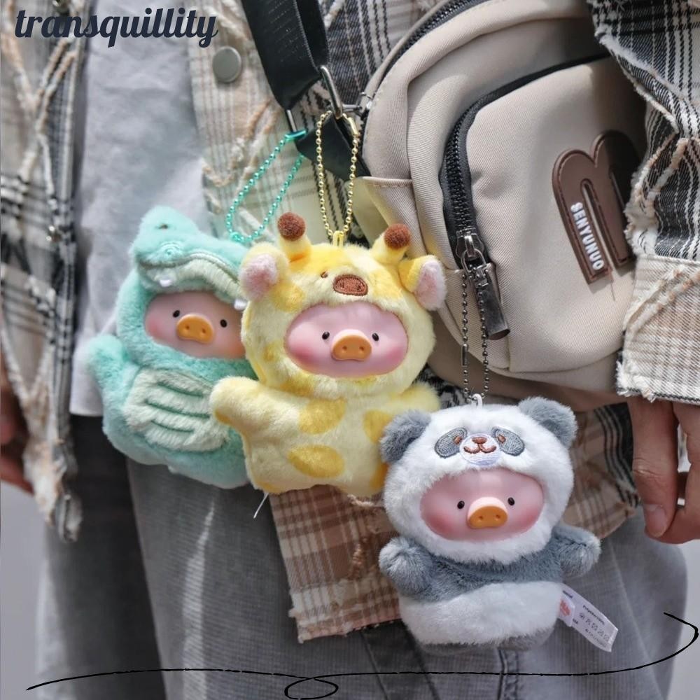 TRANSQUILLITY Lulu Piggy Finger Puppet Box, Animal Party Forest Theater การ์ตูน Lulu Piggy Plush กล่