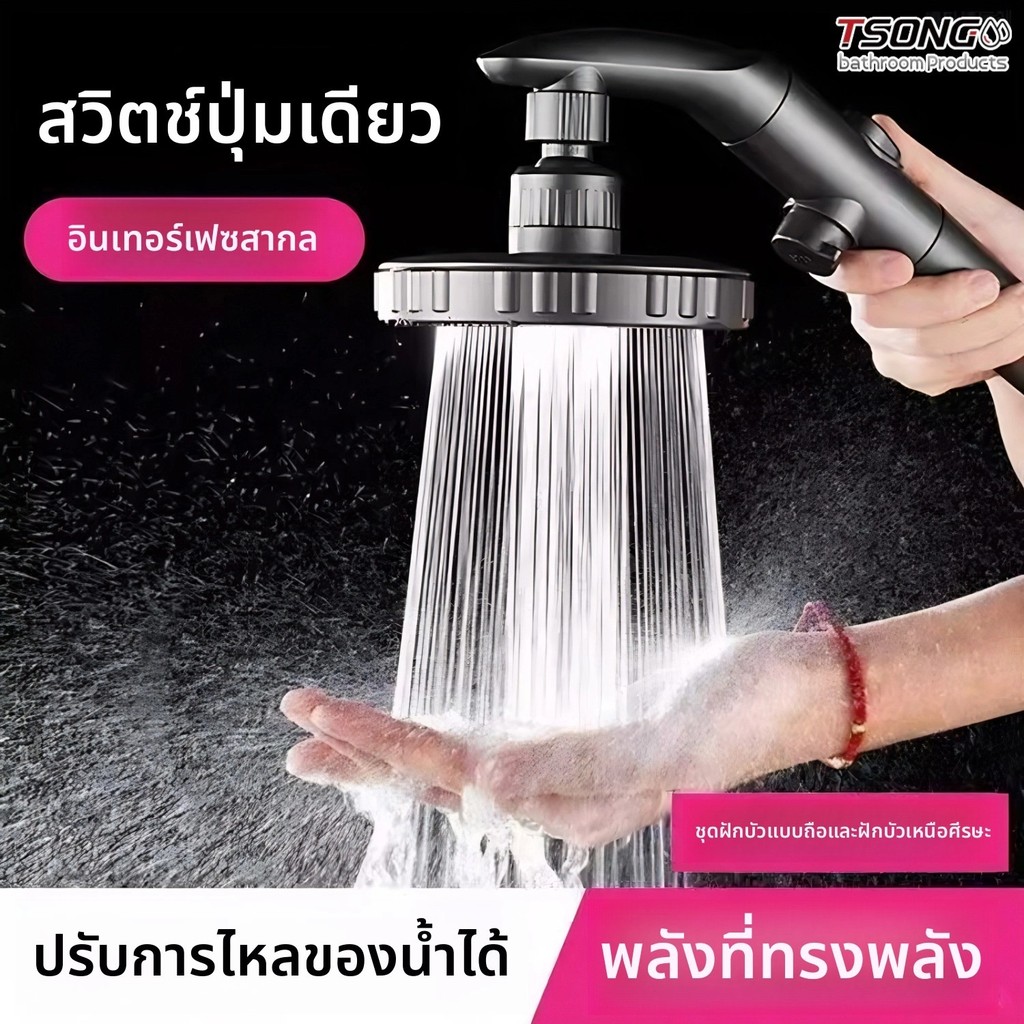 หัวฝักบัวมัลติฟังก์ชั่น TSONG (เหนือศีรษะ/มือถือ), การเพิ่มแรงดัน, ตัวกรองแบบถอดเปลี่ยนได้ #045i