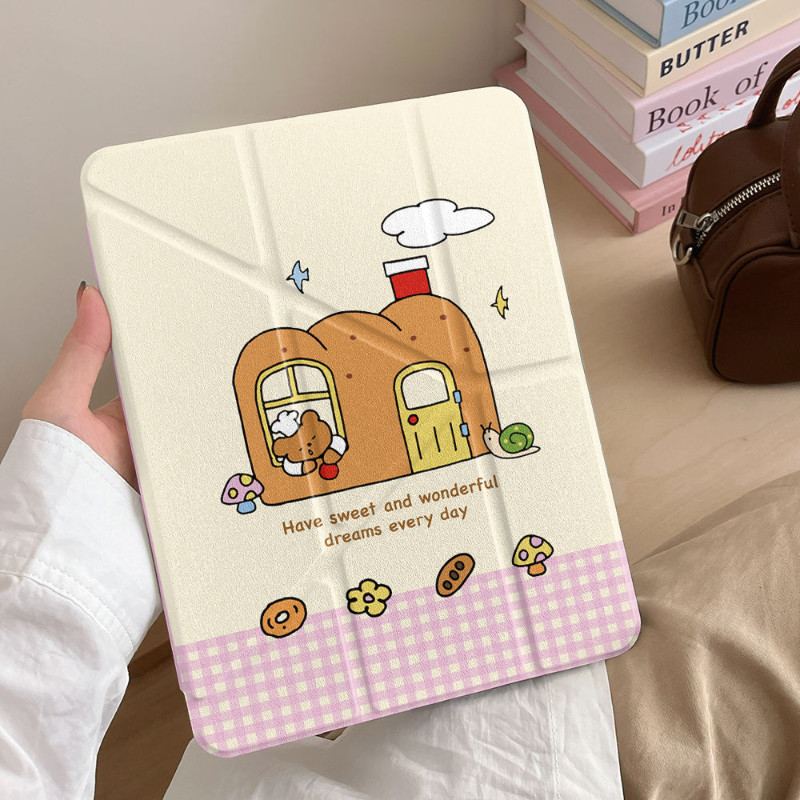 สําหรับกรณี iPad A16 Gen11 Air 7 M3 2025 M4 Pro 11 Gen10 Air 6 5 4 10.9 Gen9 Gen8 Gen7 10.2 ขนมปัง H