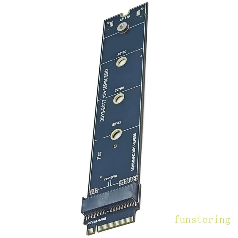 FUN 12 + 11Pin SSDs ถึง M 2 Key M NVME Risers การ์ดอะแดปเตอร์ 22110 สําหรับ SSDs Converters