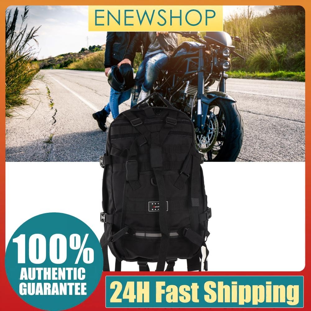 Riding Helmet Backpack Strap Strap Motorcycle 900D PVC Multi Pocket 37L ความจุสำหรับการเดินทาง