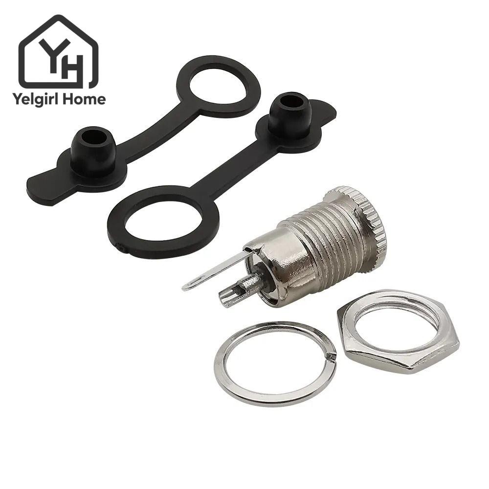 YELGIRLB DC Jack Adapter, DC-099 5.5 x 2.1 มม.DC แจ็คซ็อกเก็ตหญิง, DC Power Jack Socket โลหะทนทานคุณ