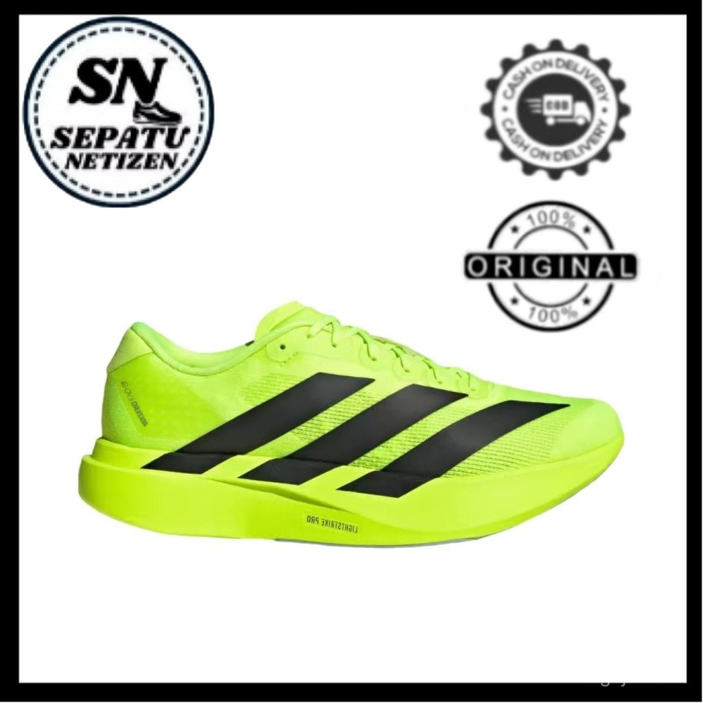 รองเท้าวิ่ง Adizero Evo SL สีเขียว JR3416 ORI