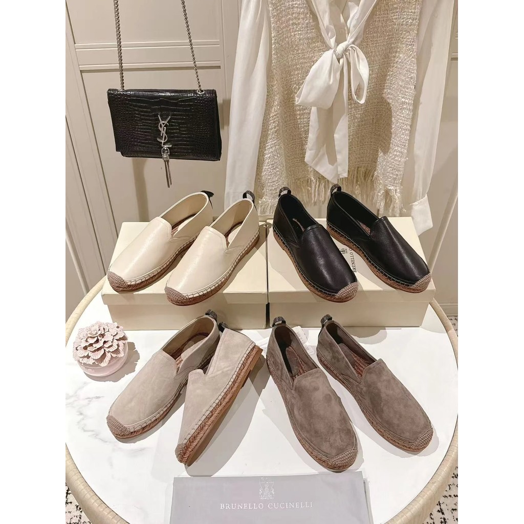 [คุณภาพสูง] รองเท้าชาวประมง Brunello Cucinelli 
