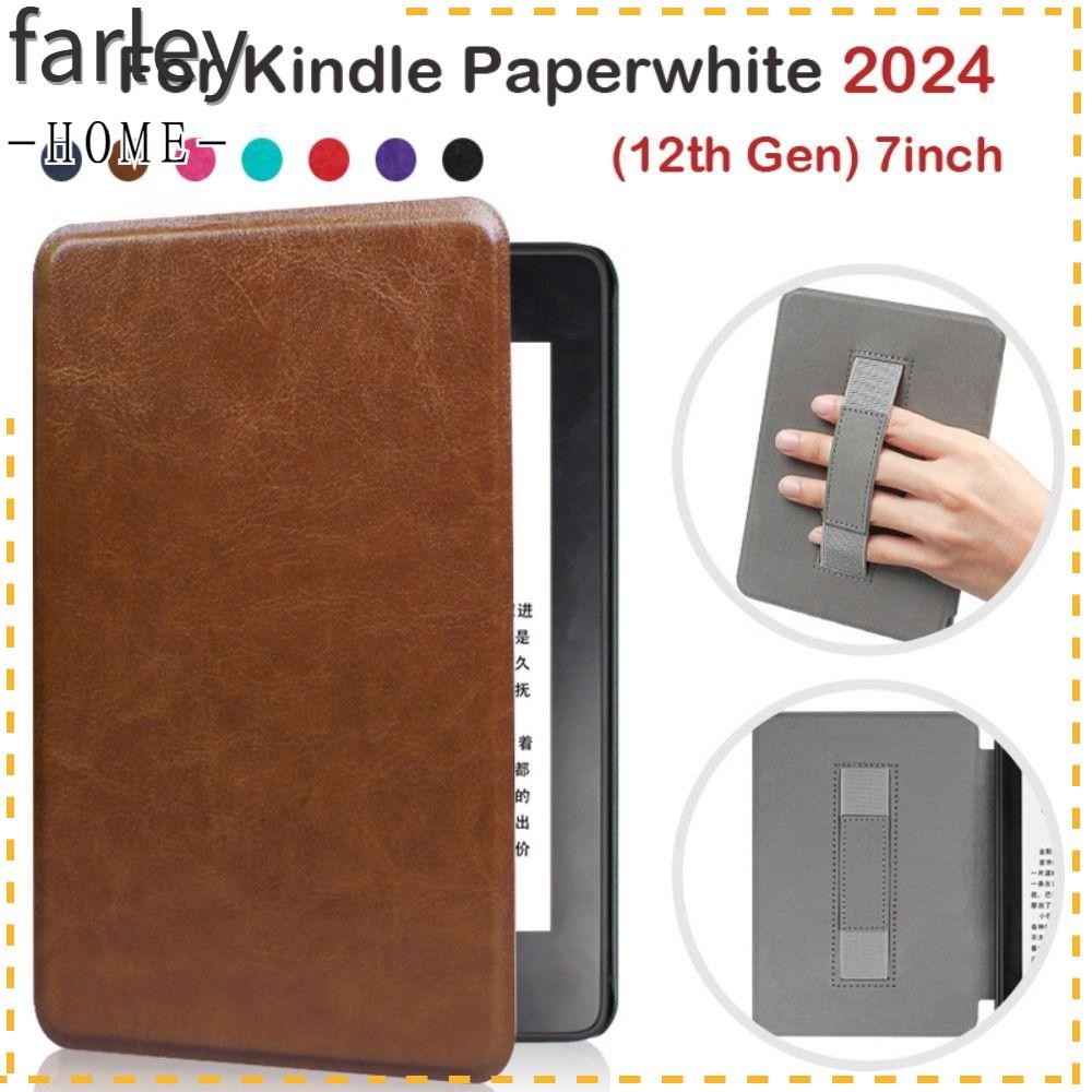 FARLEY eReader Cover, Hand Strap Auto Sleep/Wake Colorsoft Protective, SA569P Slim กันกระแทก KPW6 Sh