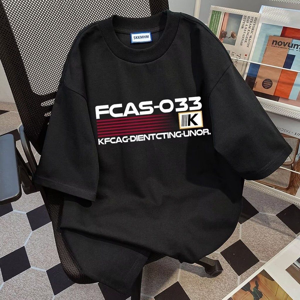 23new New European and American Style Round Neck Top20252024Hip Hop Style NEW2025T Summer Base Shirt