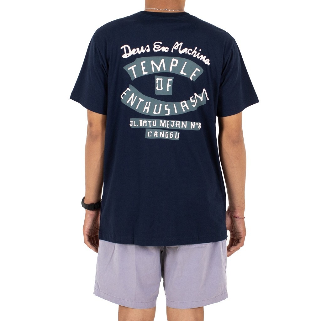 Deus Ex Machina-แฟชั่นสไตล์ใหม่สบายผ้าฝ้ายแท้พิมพ์คอกลมแขนสั้น