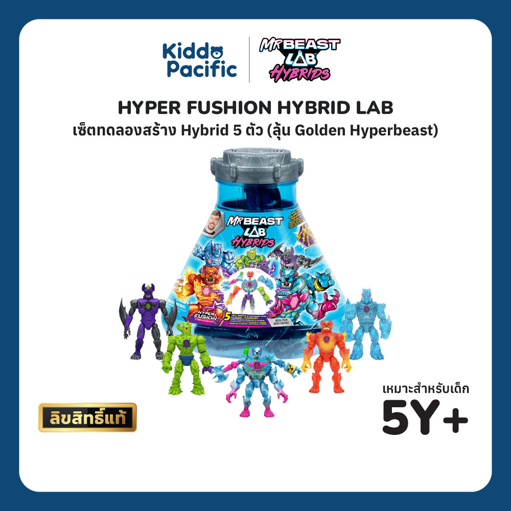 MRBEAST LAB HYBRIDS HYPER FUSION HYBRID LAB ฟิกเกอร์ MrBeast ร่างผสม สะสมสุดมันส์ ของเล่นเด็ก