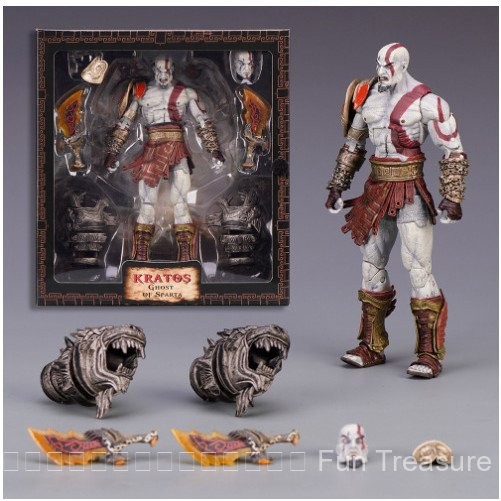 Play NECA God of War 3 Ultimate Kratos Kratos Kratos Kratos Boxed Deluxe Edition โมเดลฟิกเกอร์