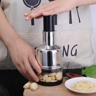 Stainless Steel Onion Chopper Hand Pressure Chili Garlic Chopper Cutter Portable Kitchen Dicer Tool
