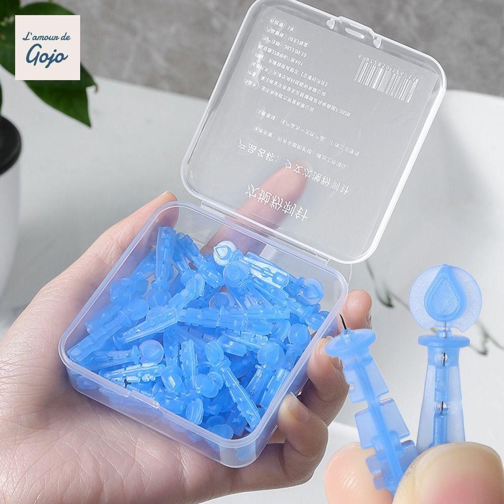 GOJO 50 ชิ้น/กล่องทิ้งเข็มสิว, Professional Skin Care Blackhead Remover เครื่องมือ, Pimple Extractor